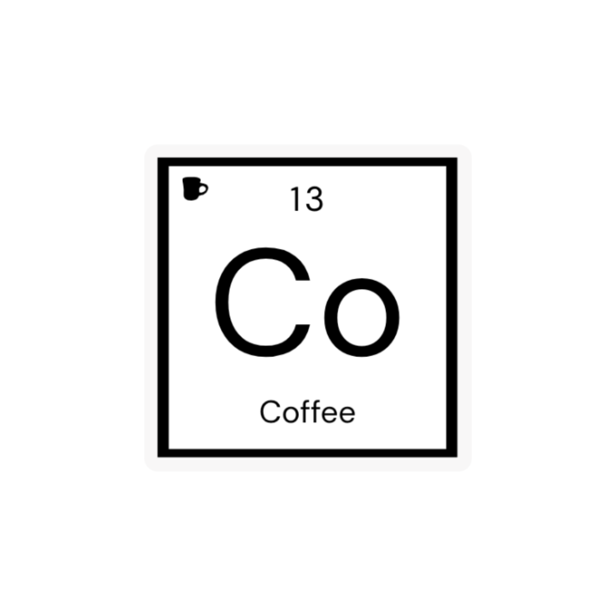 Coffee Element Sticker