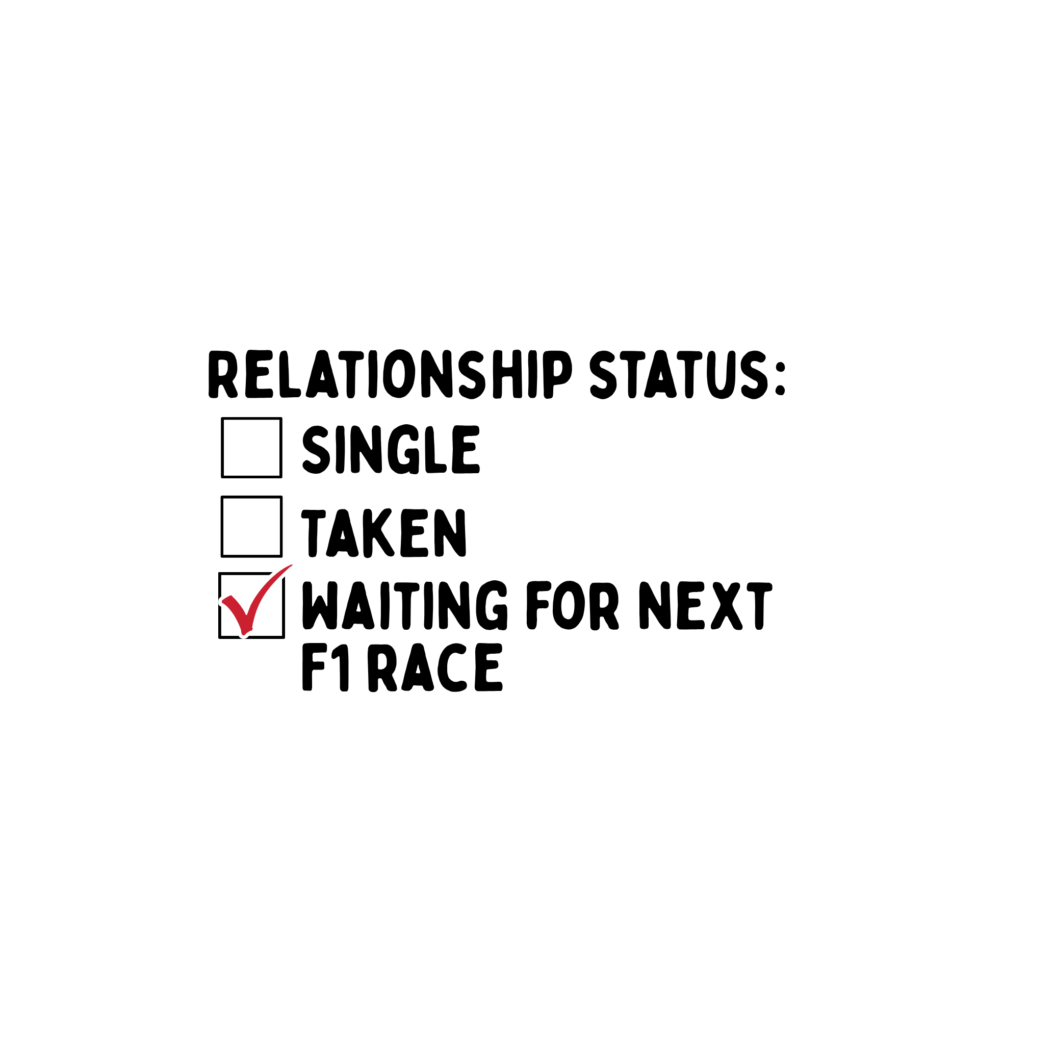 F1 Status Sticker