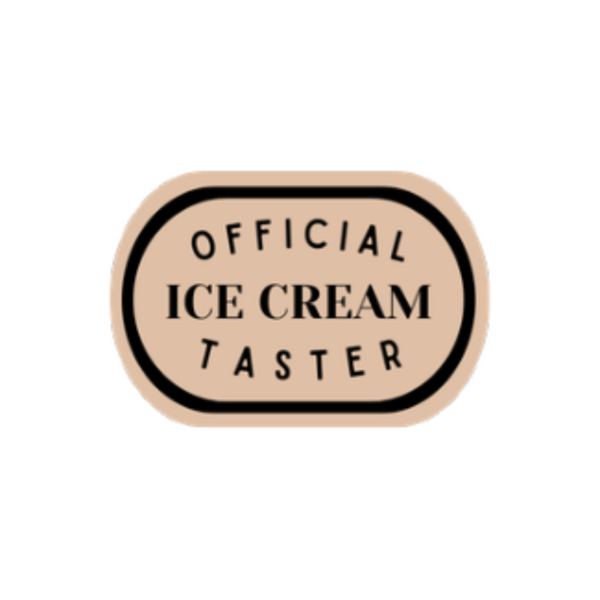 Ice Cream Taster Sticker