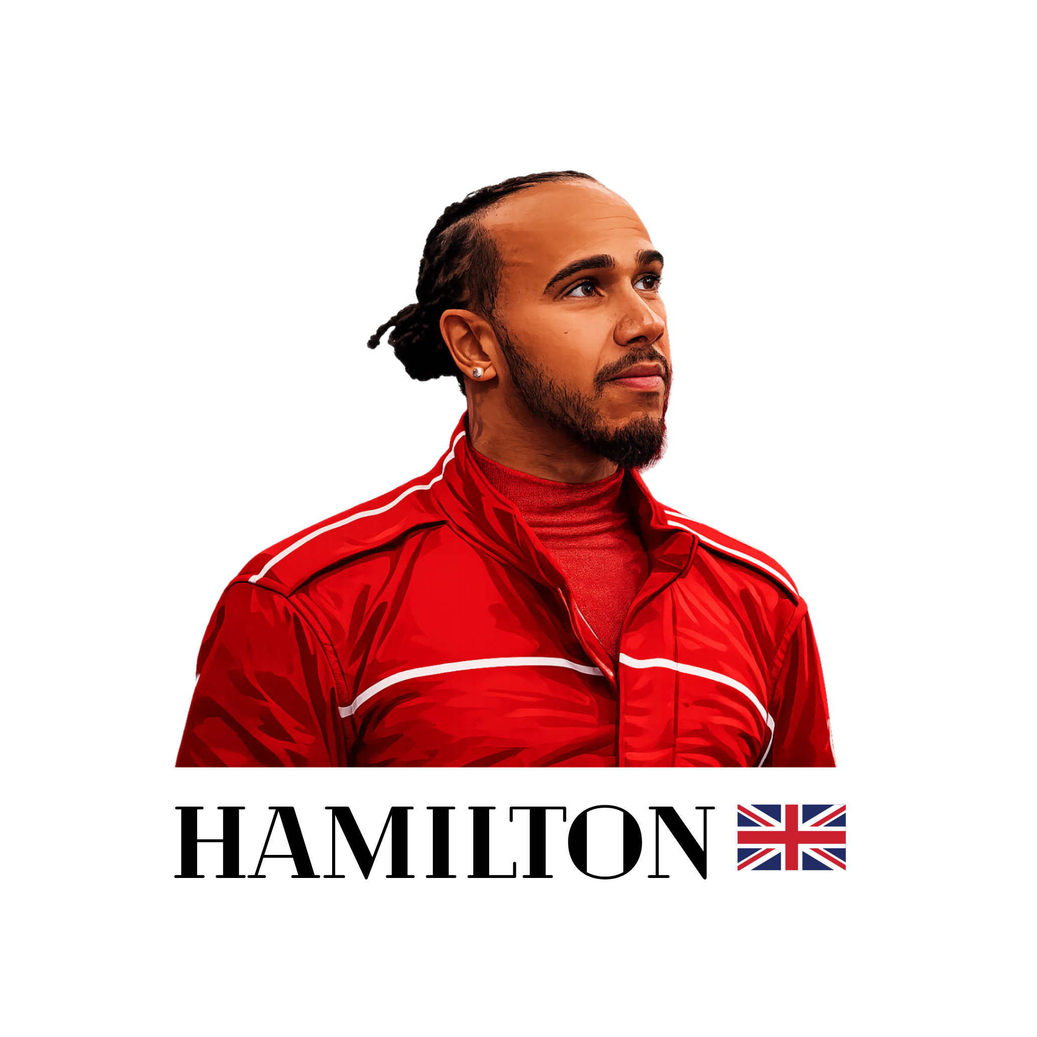 Hamilton Sticker