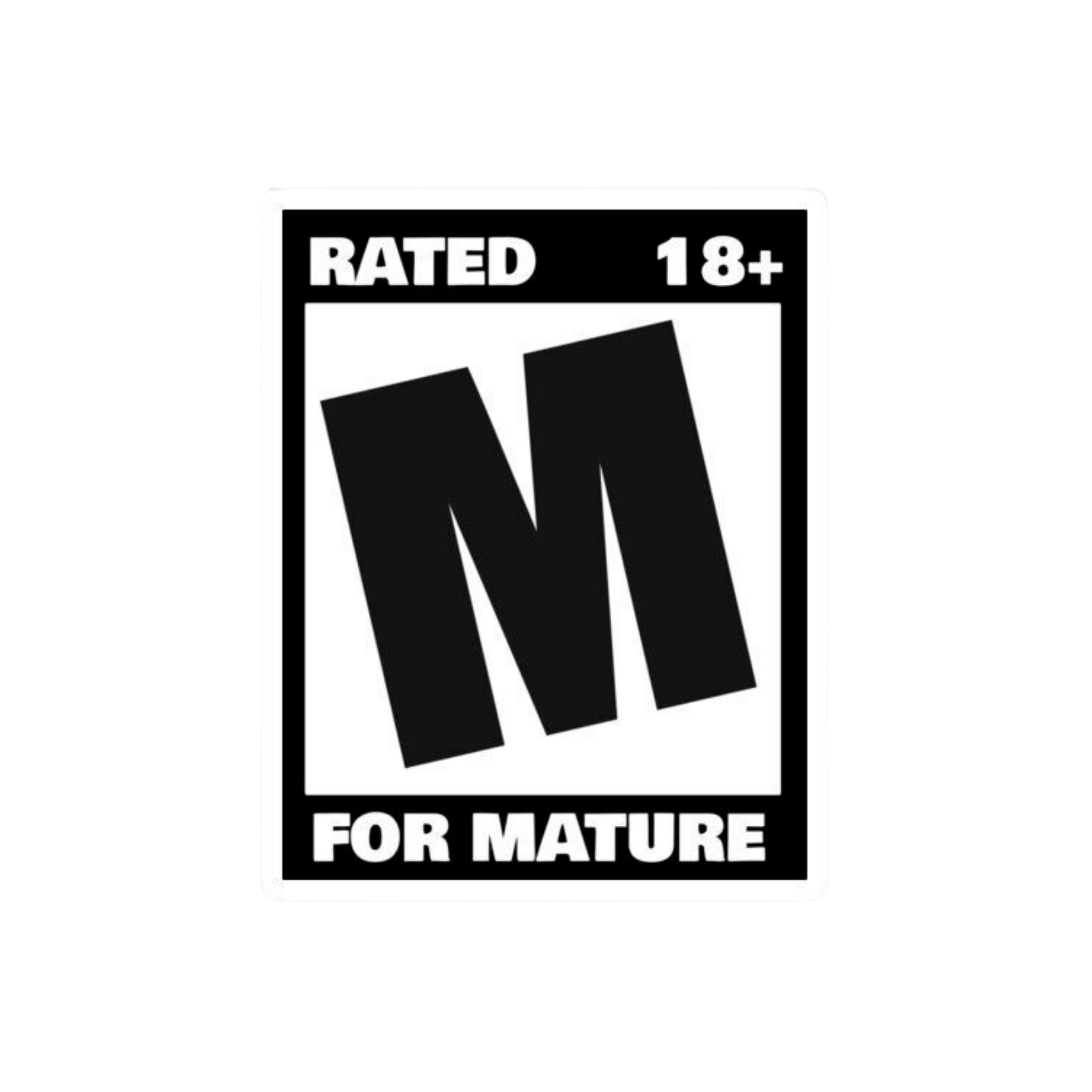 Mature Sticker