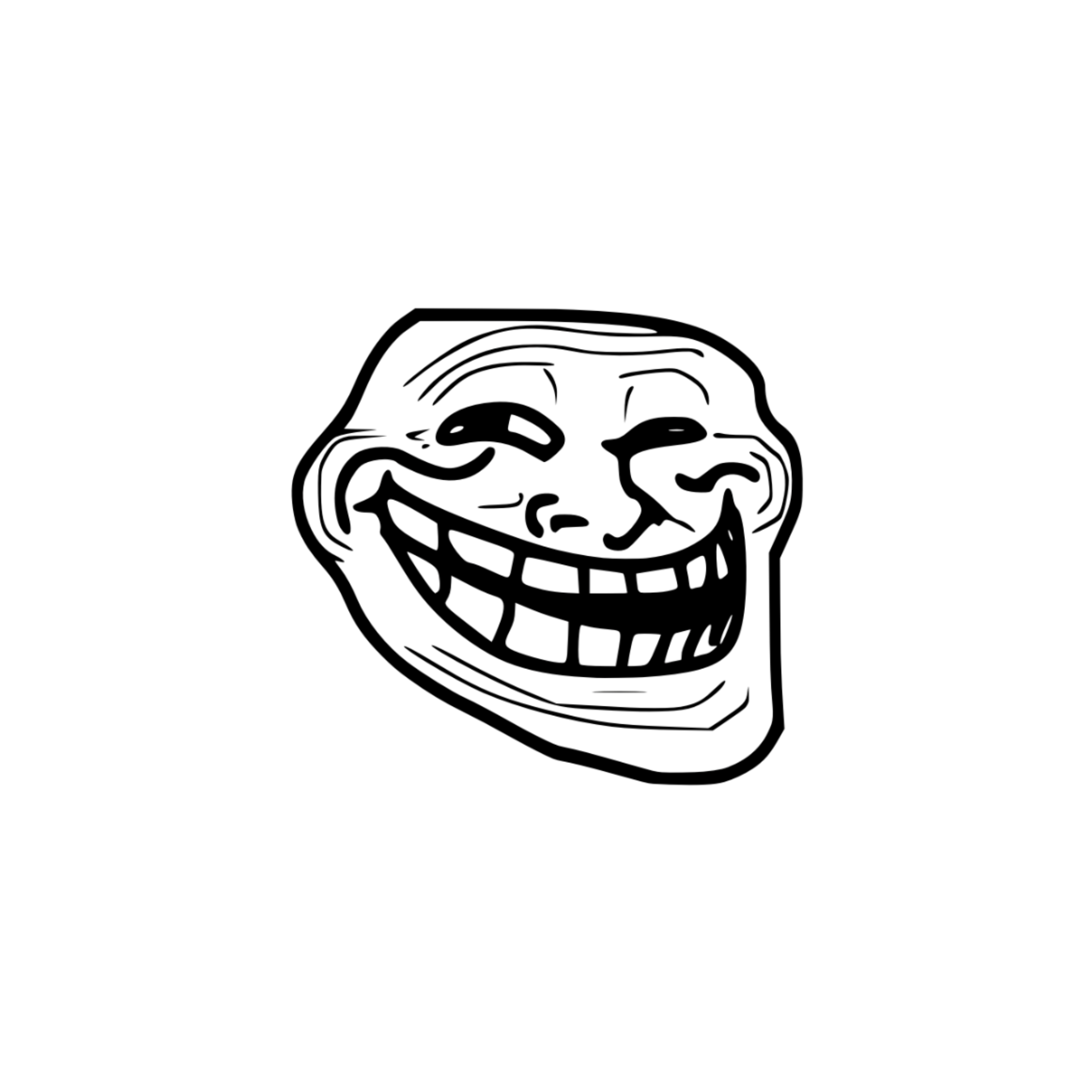Troll Face Sticker