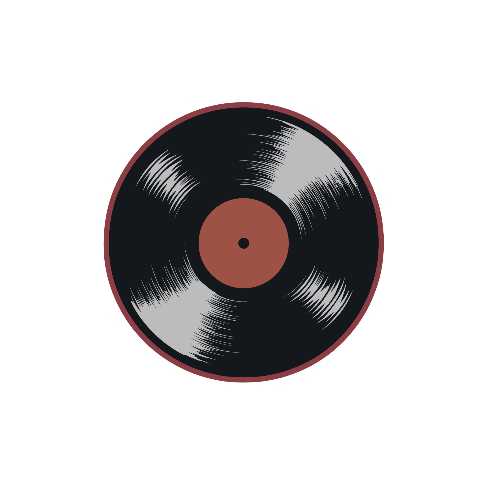 Vinyl Disc Sticker